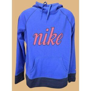 Nike Womens Therma-Fit Hoodie Large Blue